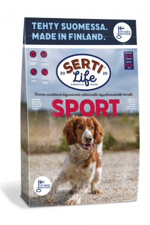 SertiLife SPORT aktiivisen koiran ruoka